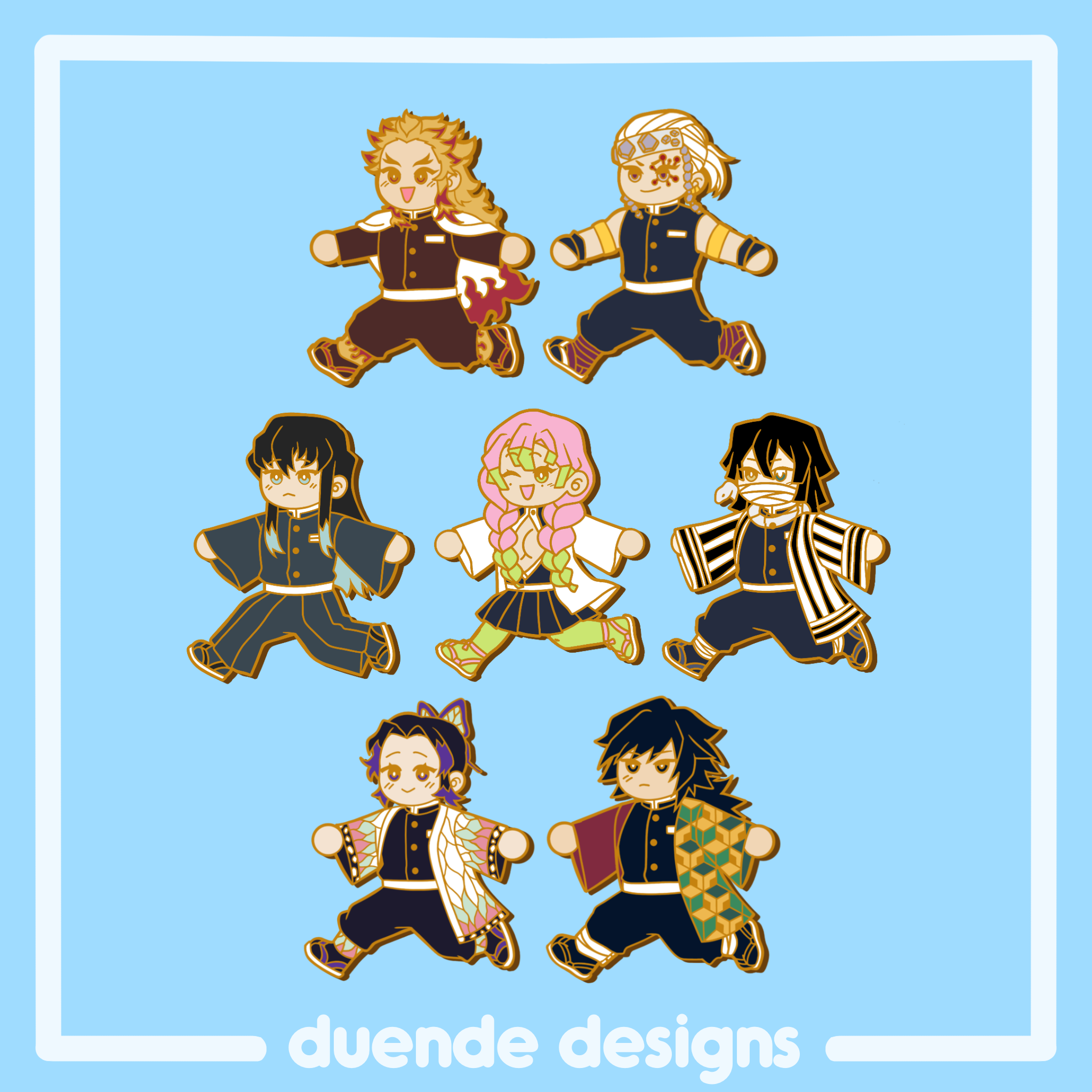 JJK Tag Along! Enamel Pins – duendedesigns