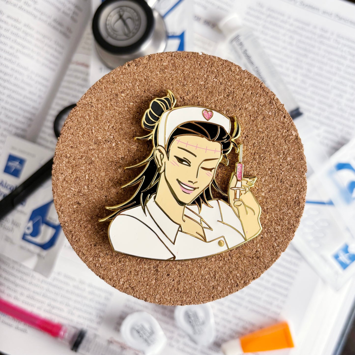 Nurse Kenny Enamel Pin