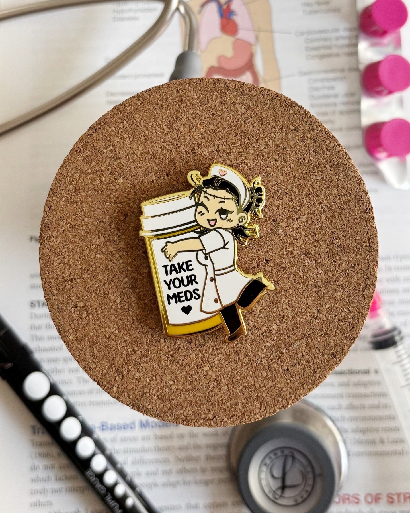 2025 Nurse Kenny Enamel Pin