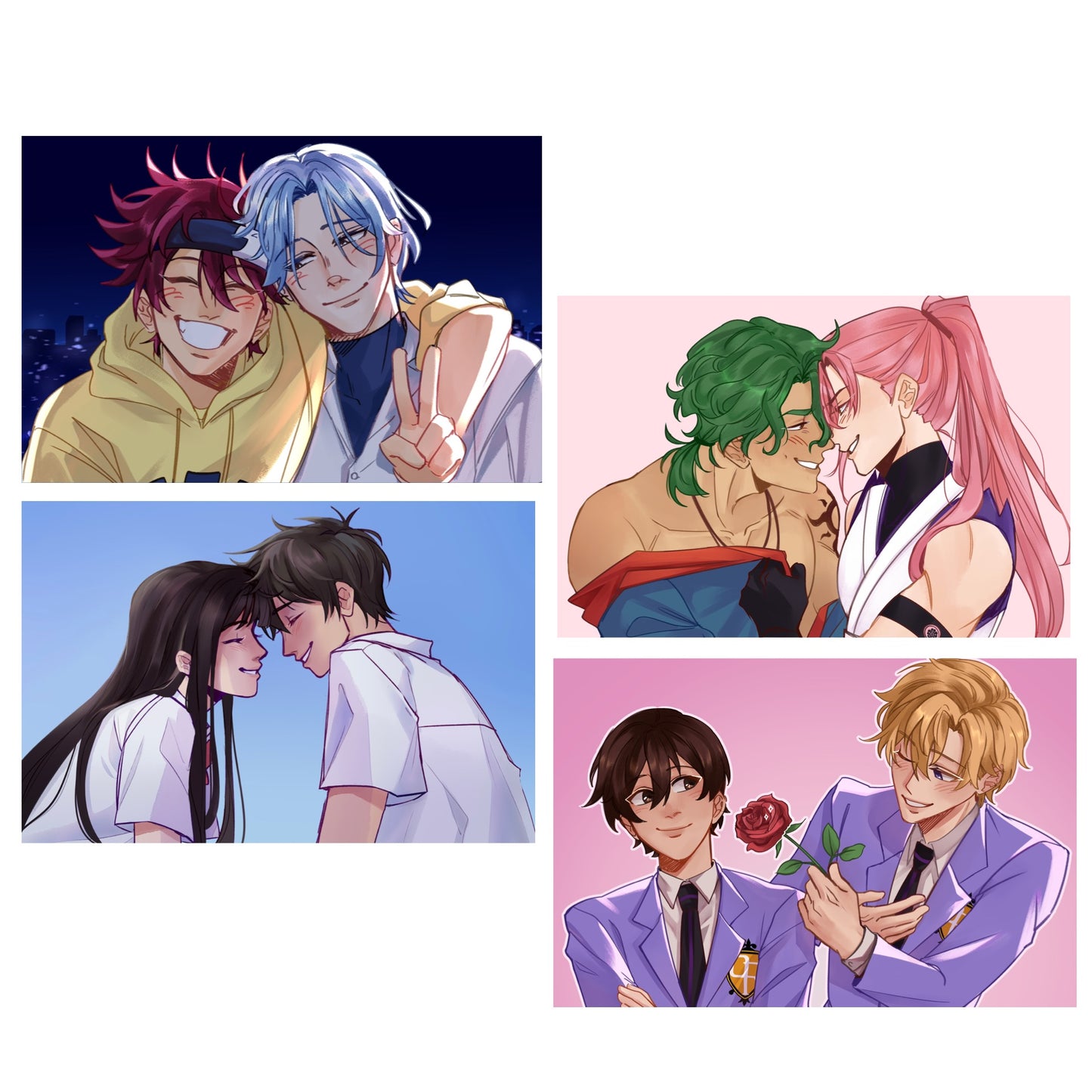 Anime Couple Photo Prints