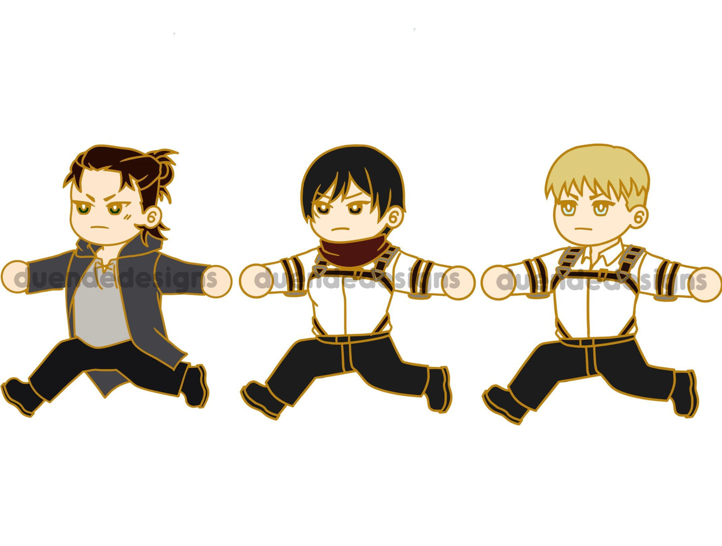 AOT “Tag Along!” Pins
