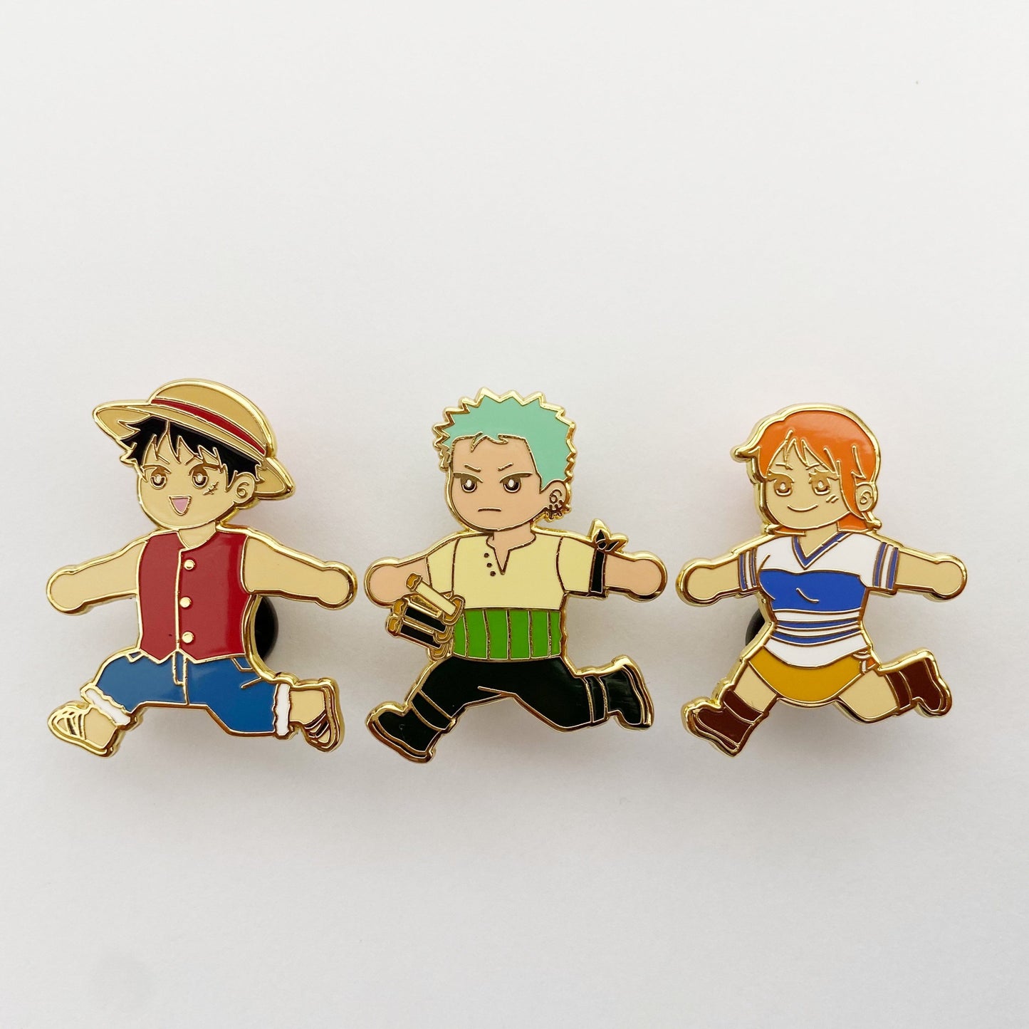 OP "Tag Along!" Enamel Pins