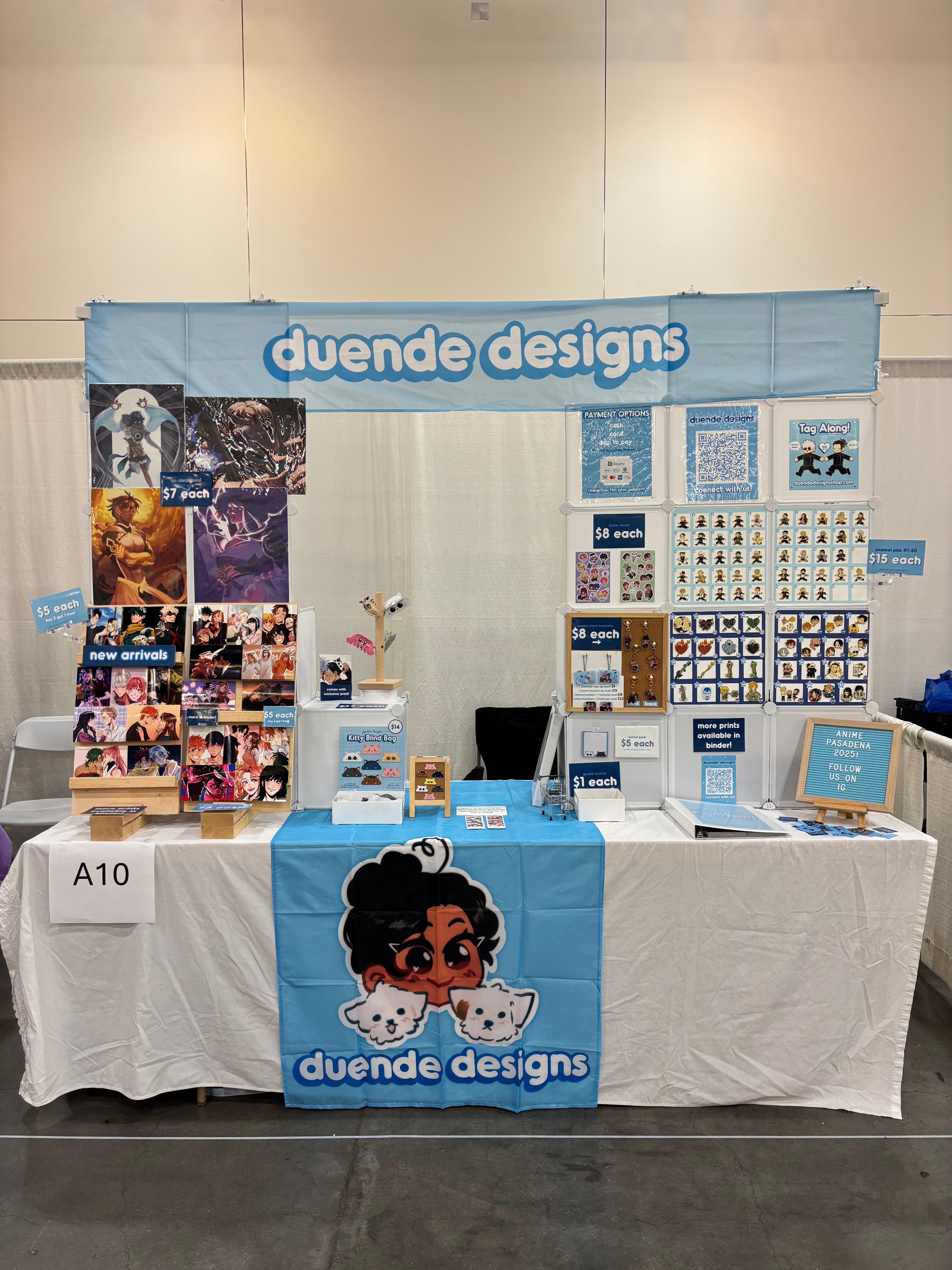 Artist Alley Display Example – duendedesigns