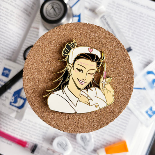 Nurse Kenny Enamel Pin