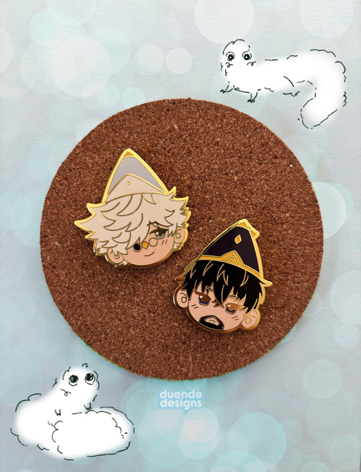WHA Chibi Enamel Pins